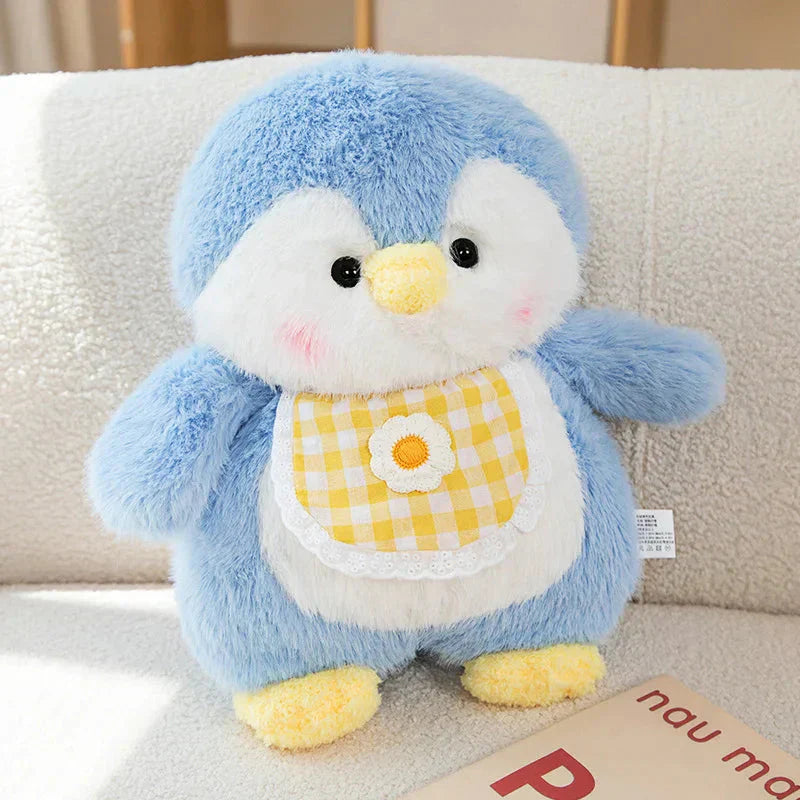 Maliben | Fluffy Penguin Squad Plushies With Bib