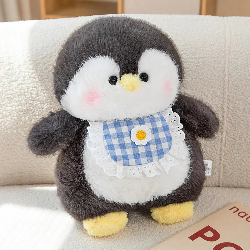 Maliben | Fluffy Penguin Squad Plushies With Bib