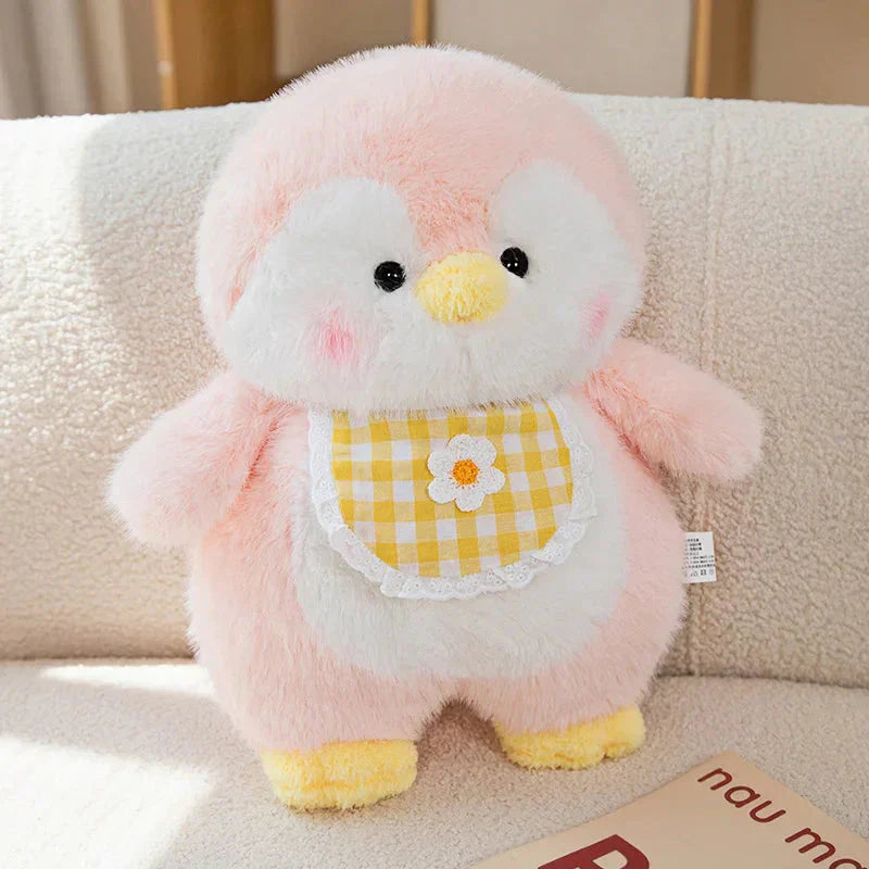 Maliben | Fluffy Penguin Squad Plushies With Bib