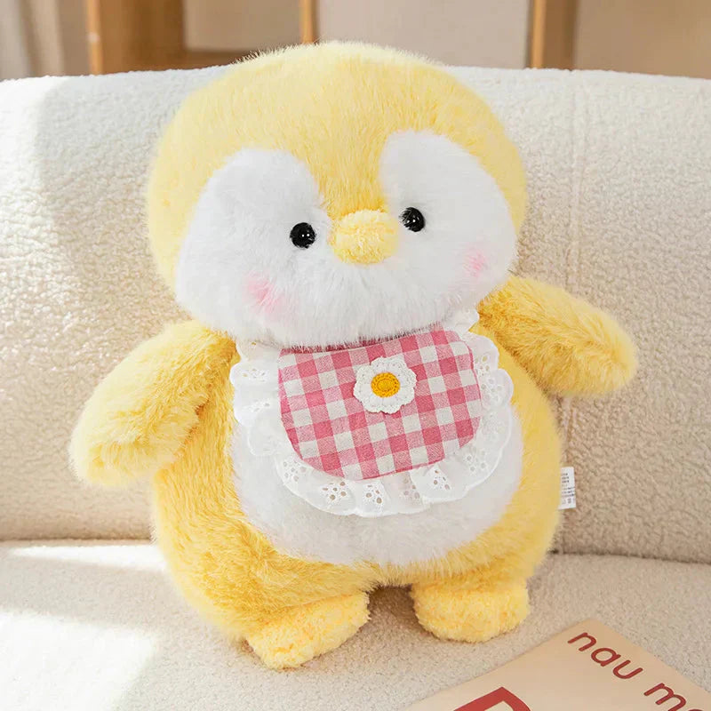 Maliben | Fluffy Penguin Squad Plushies With Bib
