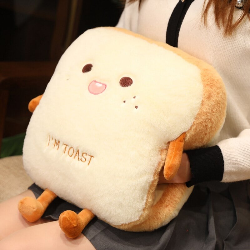 Maliben | Fluffy Toastie Bread Hand Warmer Plushies