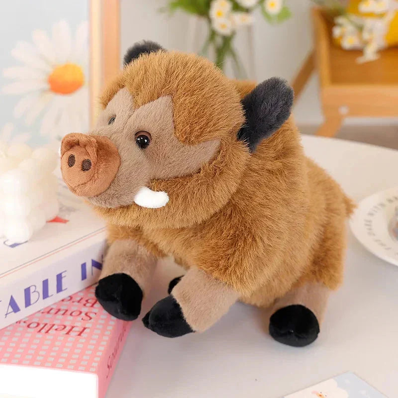 Maliben | Fluffy Wild Boar Plushie Soft Toy