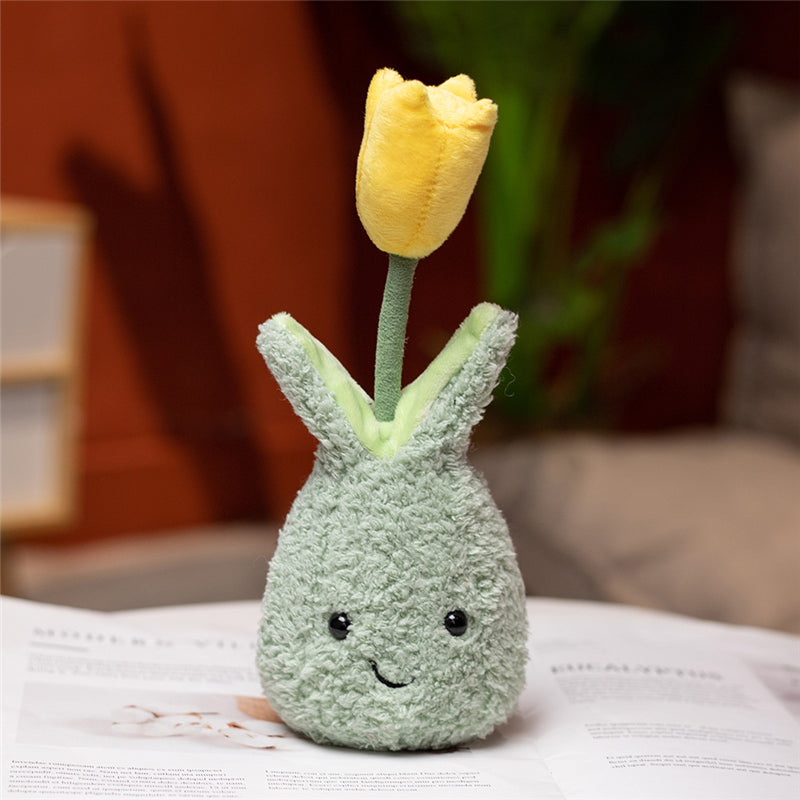 Maliben | Friendly Cuddly Tulip 22cm Flower Pot Plushie Collection