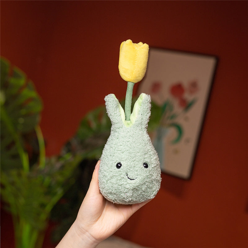 Maliben | Friendly Cuddly Tulip 22cm Flower Pot Plushie Collection