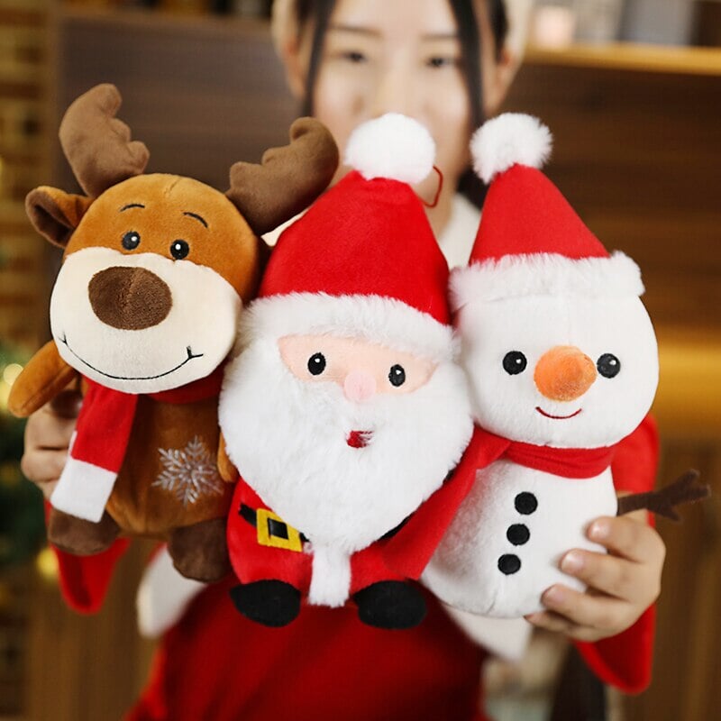 Maliben | Friendly Santa Reindeer Snowman Plushies