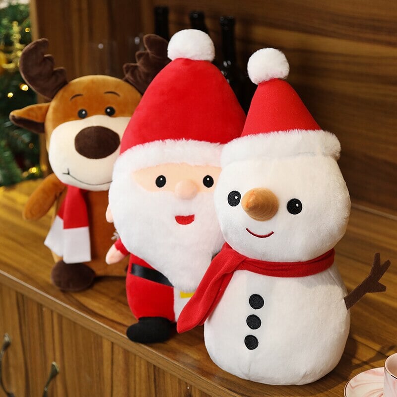 Maliben | Friendly Santa Reindeer Snowman Plushies