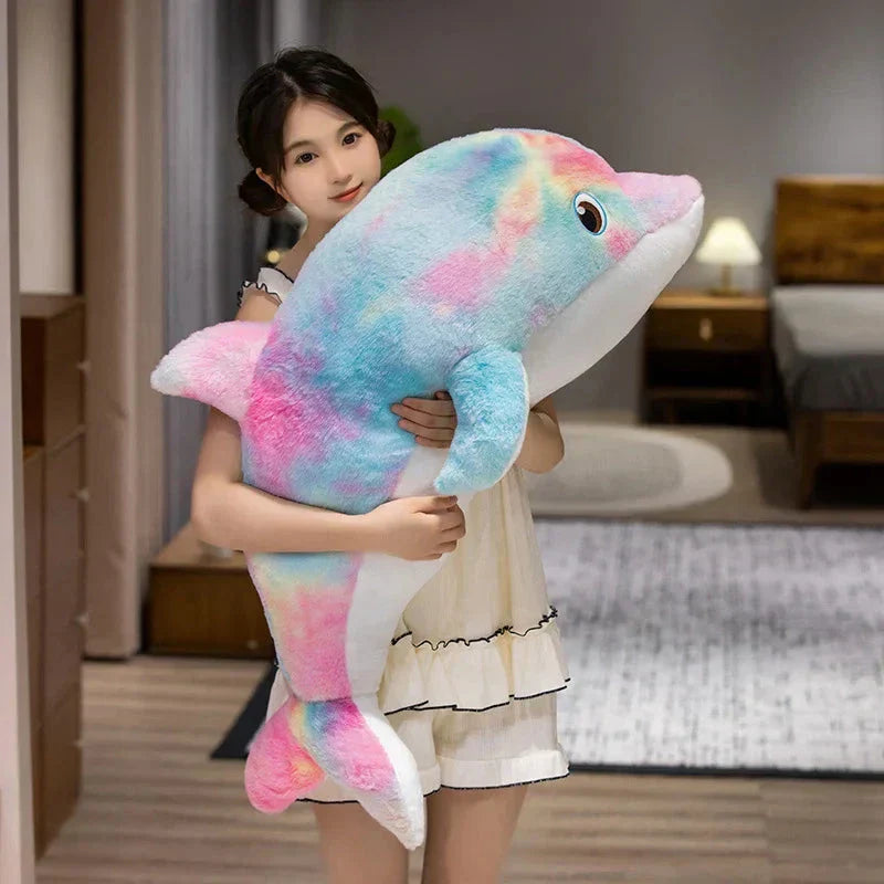 Maliben | Galaxy Rainbow Dolphin Plushies