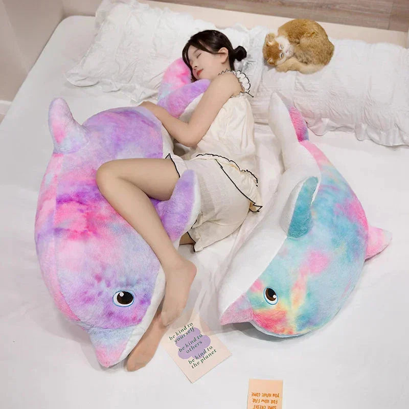 Maliben | Galaxy Rainbow Dolphin Plushies
