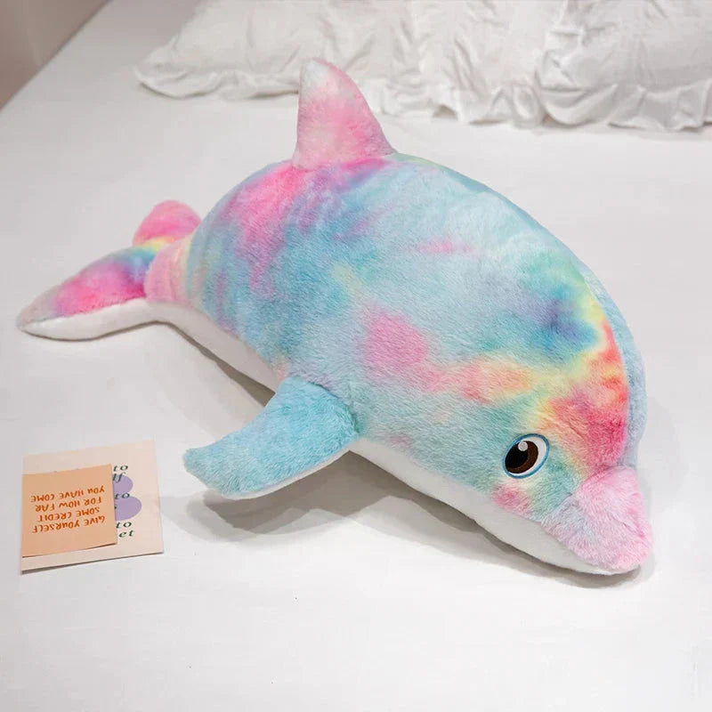 Maliben | Galaxy Rainbow Dolphin Plushies