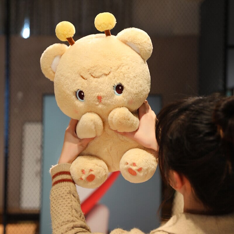 Maliben | Gem The Bumble Bee Brown Bear Plushie