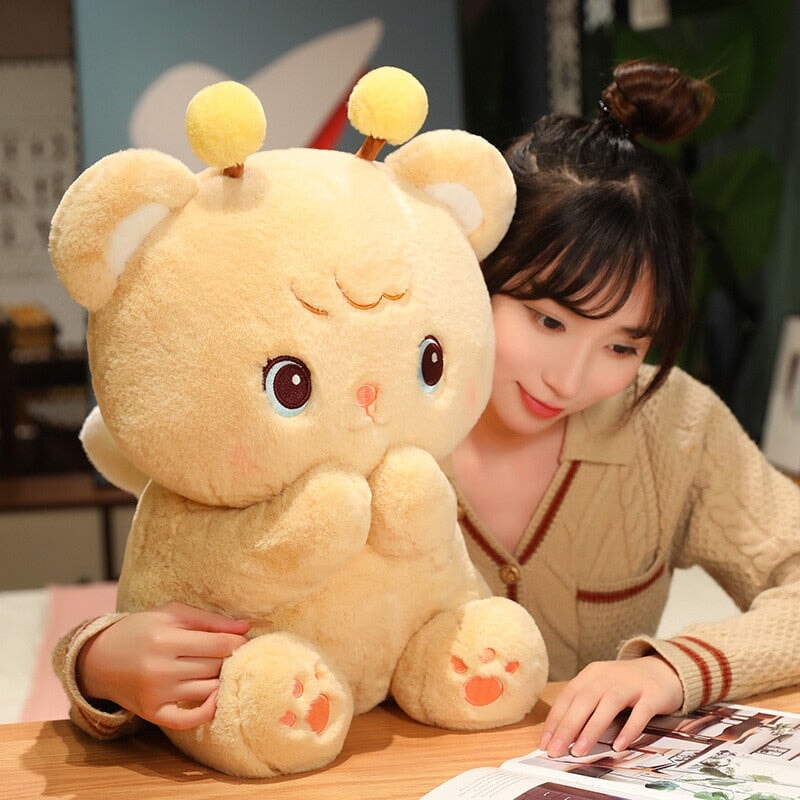 Maliben | Gem The Bumble Bee Brown Bear Plushie