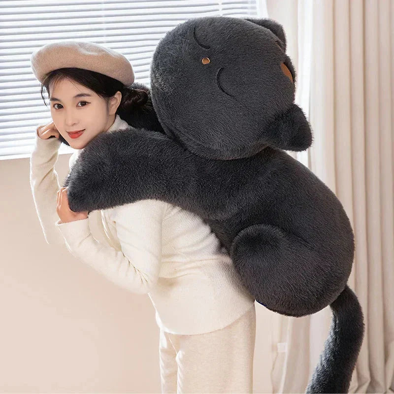 Maliben | Giant Black Grey Cat Plushies