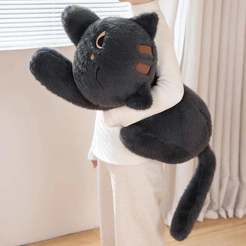 Maliben | Giant Black Grey Cat Plushies