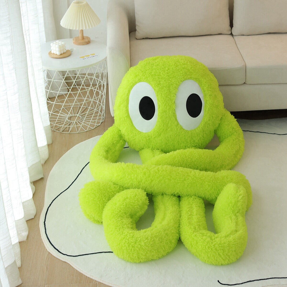 Maliben | Giant Fuzzy 4 Legged Octopus Plushie