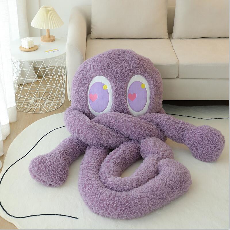 Maliben | Giant Fuzzy 4 Legged Octopus Plushie