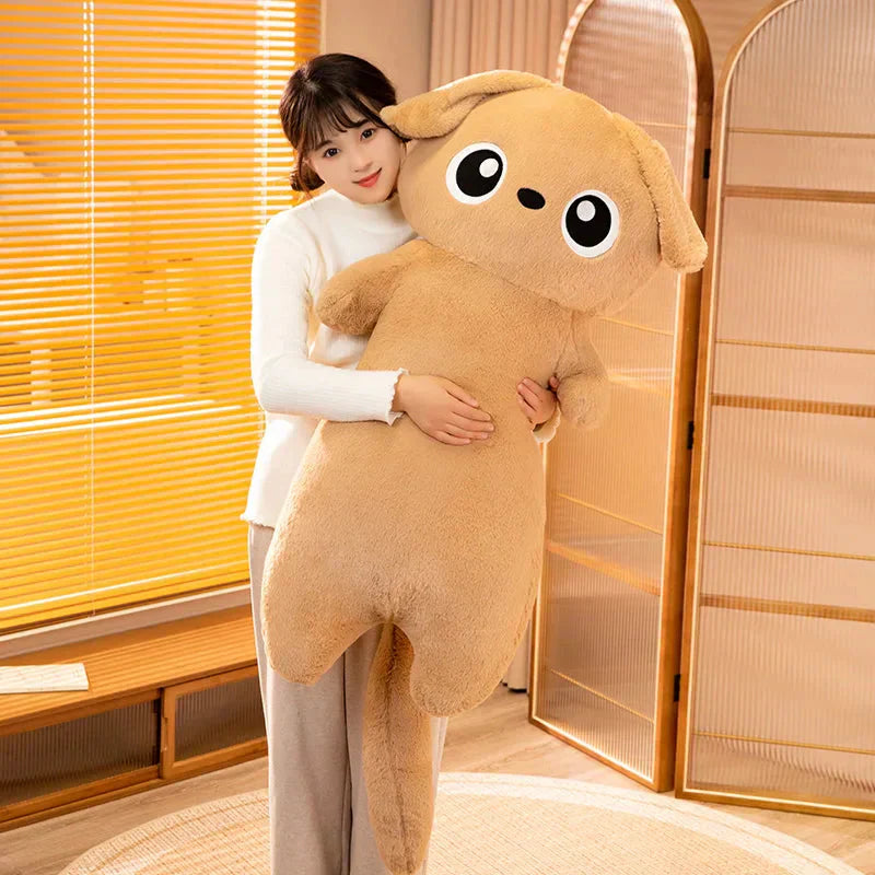 Maliben | Giant Kawaii Ginger Black Gray Doll-Shape Dog Plushies