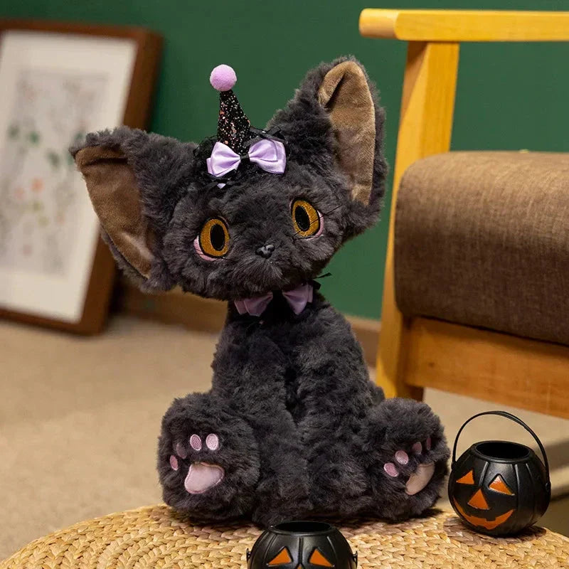 Maliben | Halloween Black Witch Cat Plushies