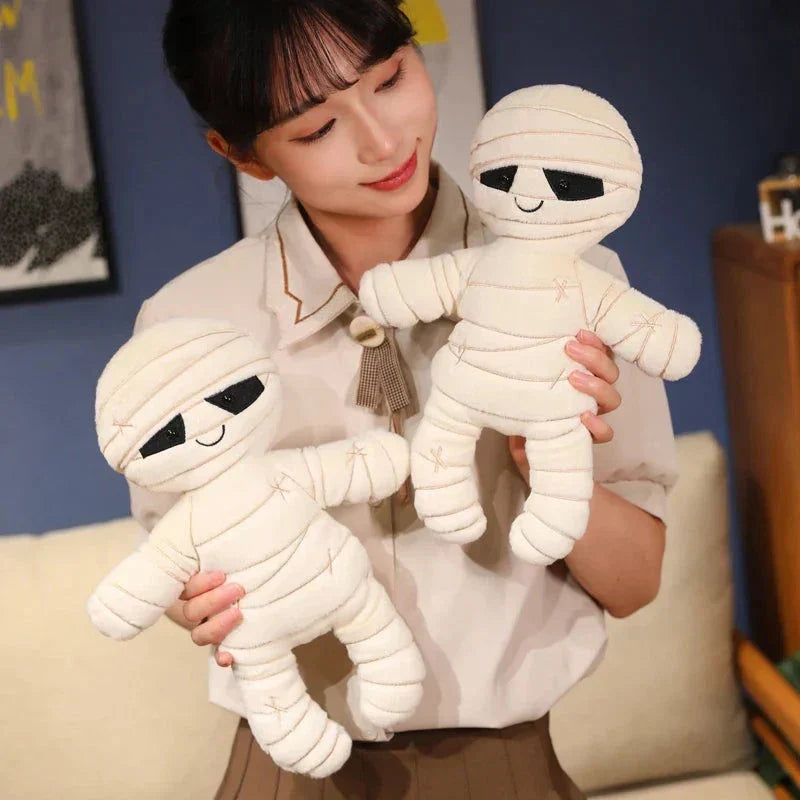 Maliben | Halloween Pumpkin Mummy Skull Bone Plushies