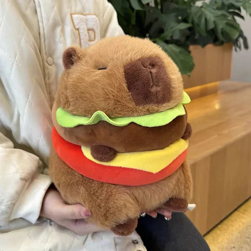 Maliben | Hamburger Capybara Fluffy Plushie