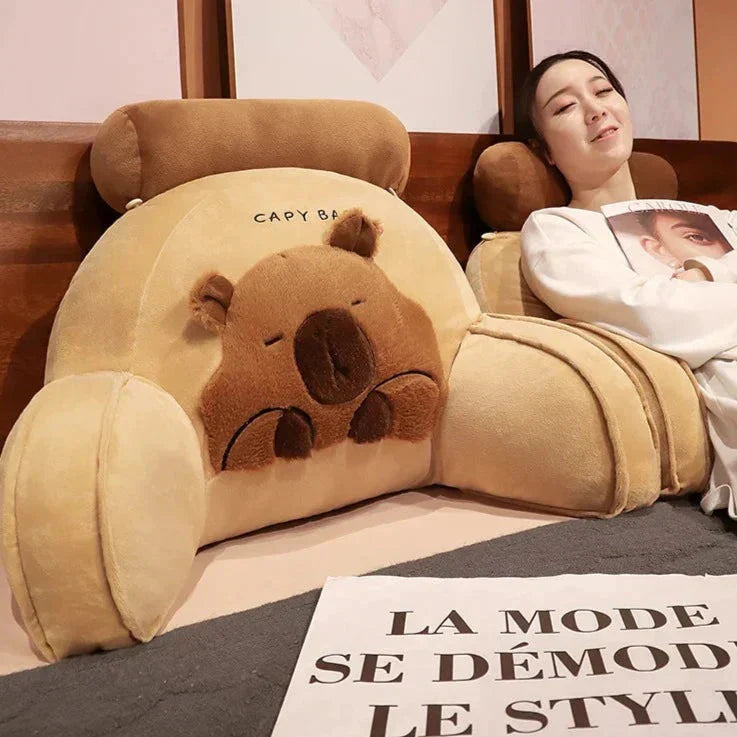 Maliben | Huge Capybara Cushion Plush Backrest Seat