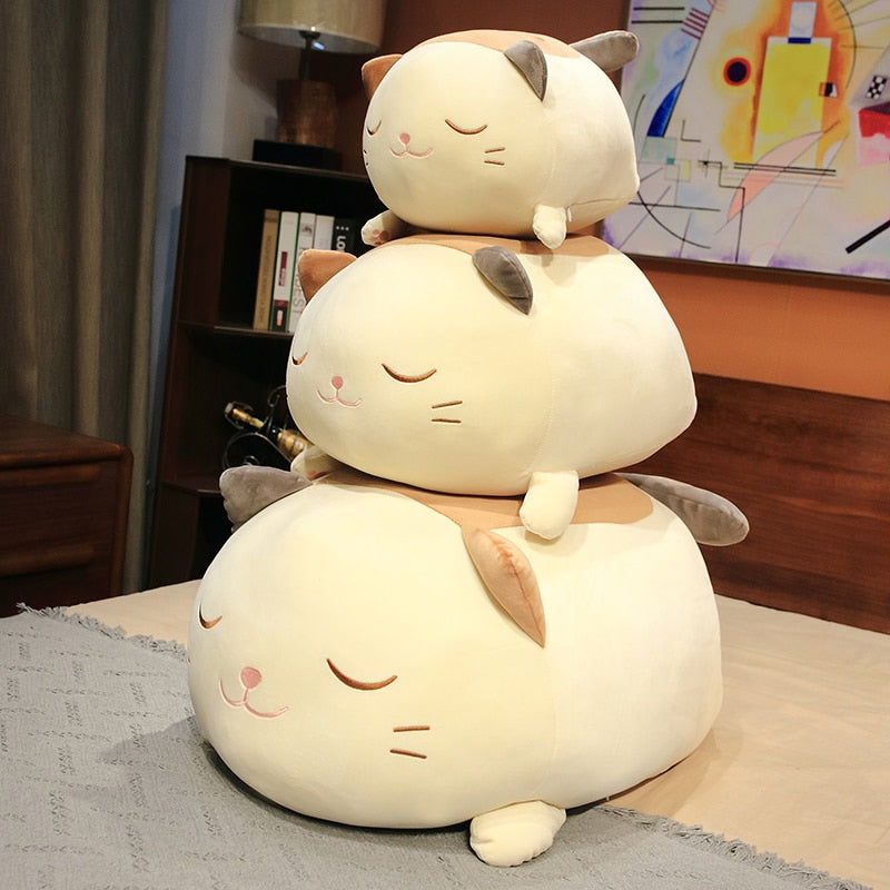 Maliben | Huge Snuggly Caramel Cat Plush