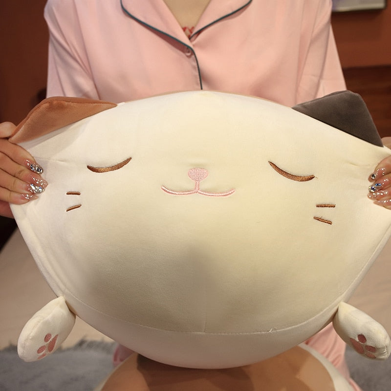 Maliben | Huge Snuggly Caramel Cat Plush
