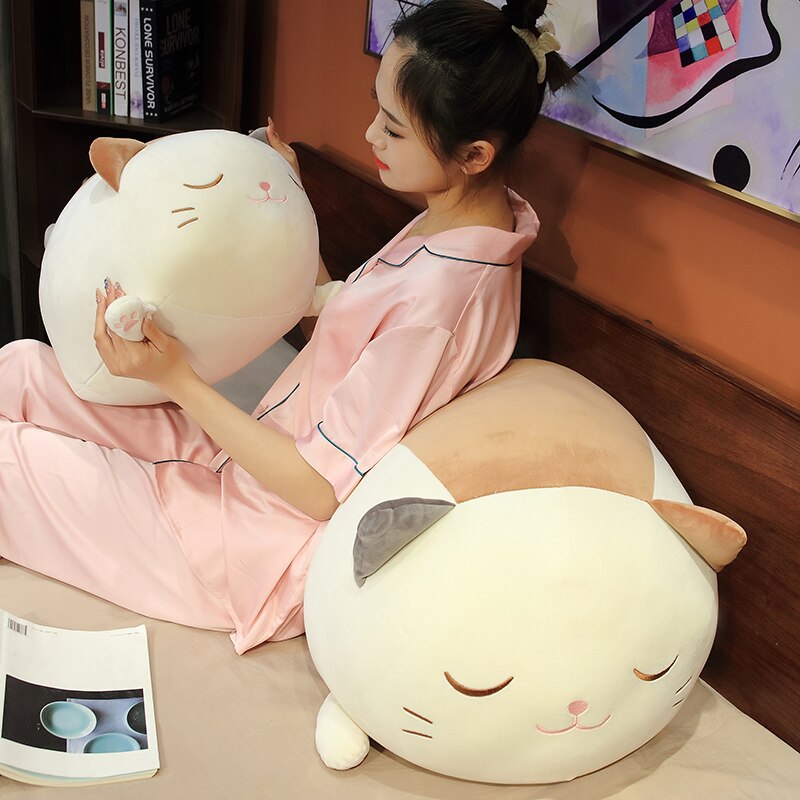 Maliben | Huge Snuggly Caramel Cat Plush