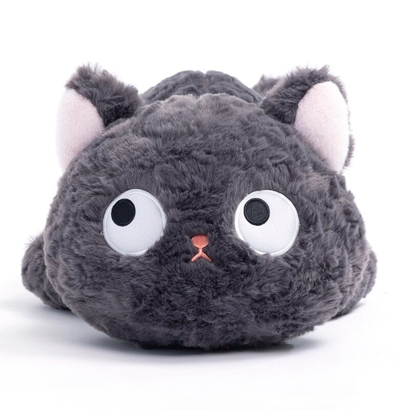 Maliben | Jiji The Fluffy Black Cat Plushie Laying Down