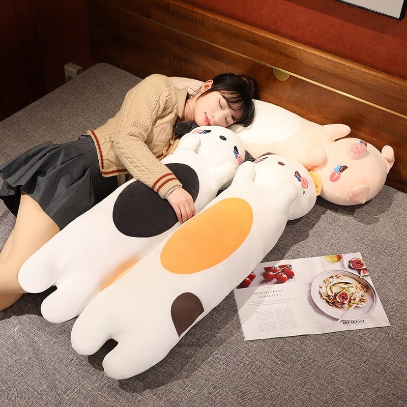 Maliben | Kawaii 100cm Long Snuggly Dog Cat Pig Plushie Collection