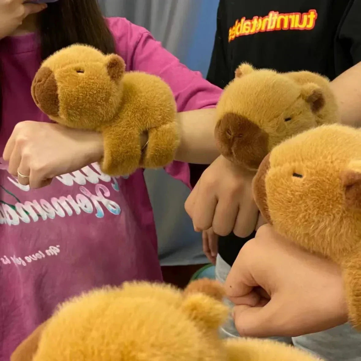 Maliben | Kawaii Animal Slap Snap Wrap Wristband Plushie Collection