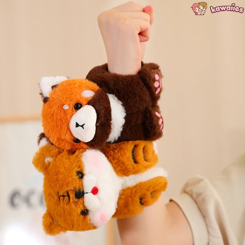 Maliben | Kawaii Animal Slap Snap Wrap Wristband Plushie Collection