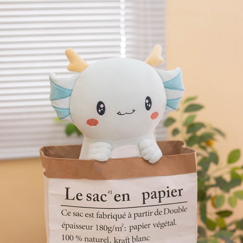 Maliben | Kawaii Axolotl Dragon Plush