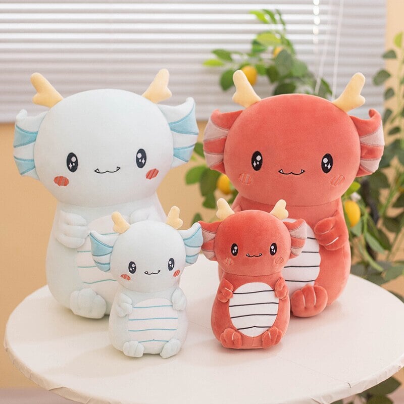 Maliben | Kawaii Axolotl Dragon Plush