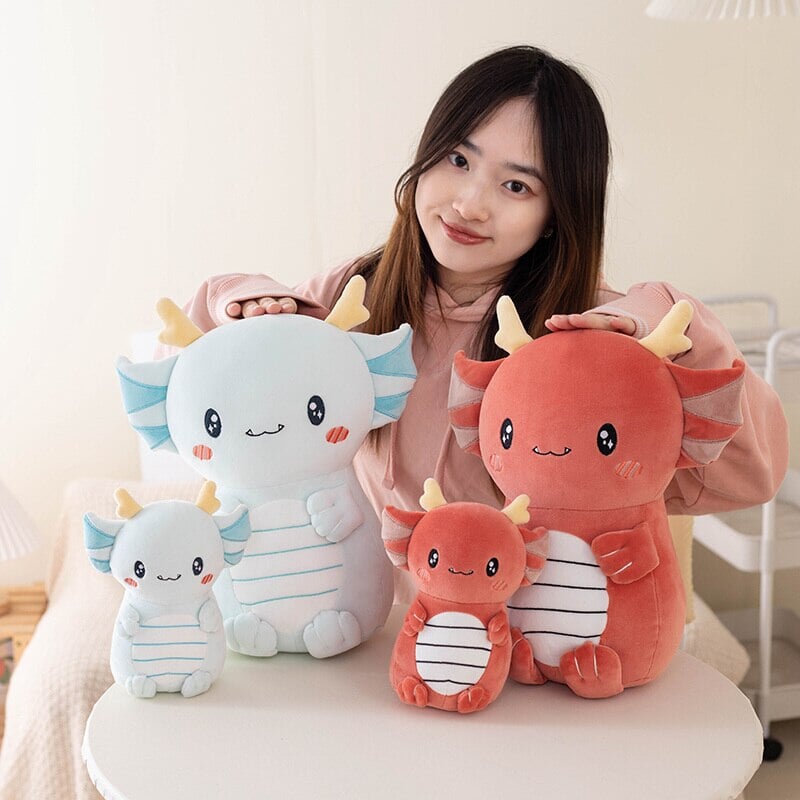 Maliben | Kawaii Axolotl Dragon Plush