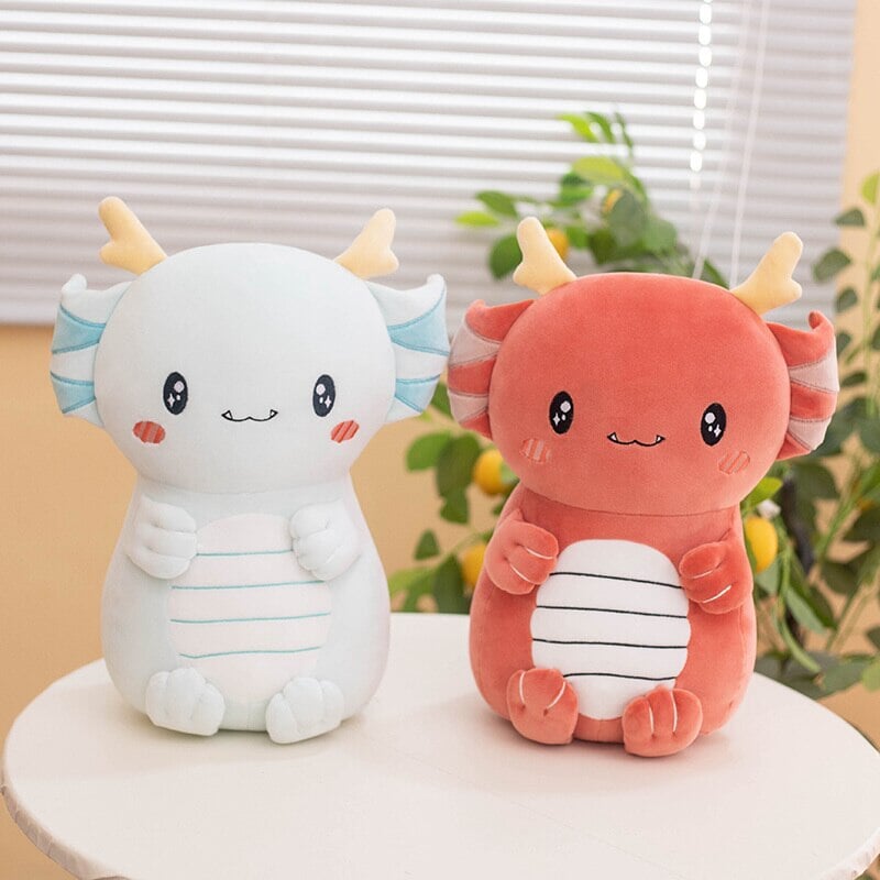 Maliben | Kawaii Axolotl Dragon Plush