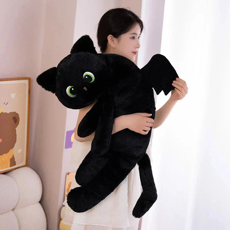 Maliben | Kawaii Black Cat With Wings Plushies
