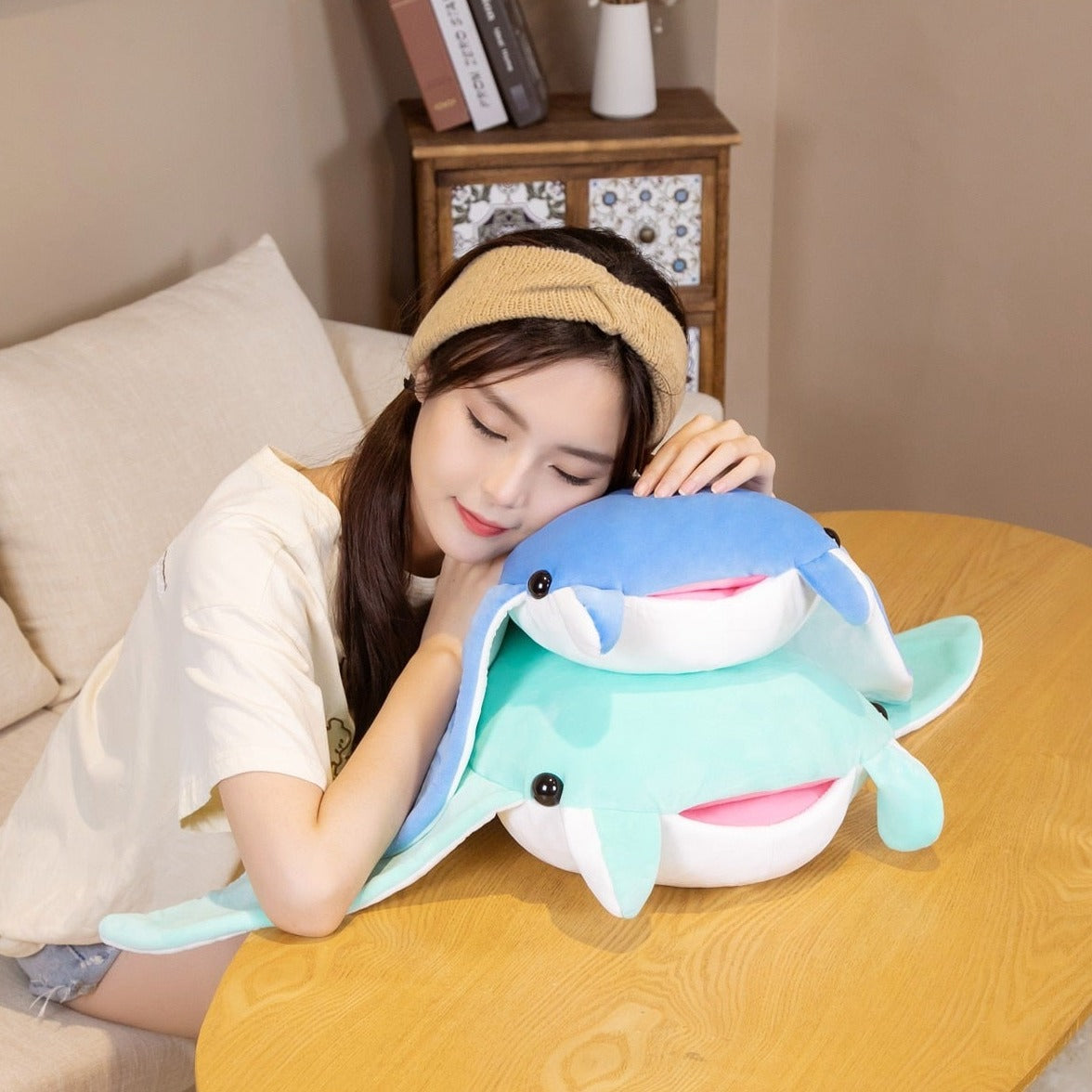 Maliben | Kawaii Blue Mobula Devil Sting Ray Plushies