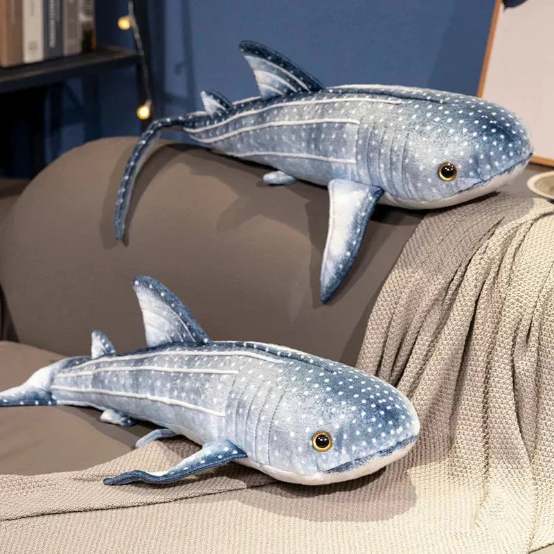 Maliben | Kawaii Blue Whale Shark Soft Toy Plushie