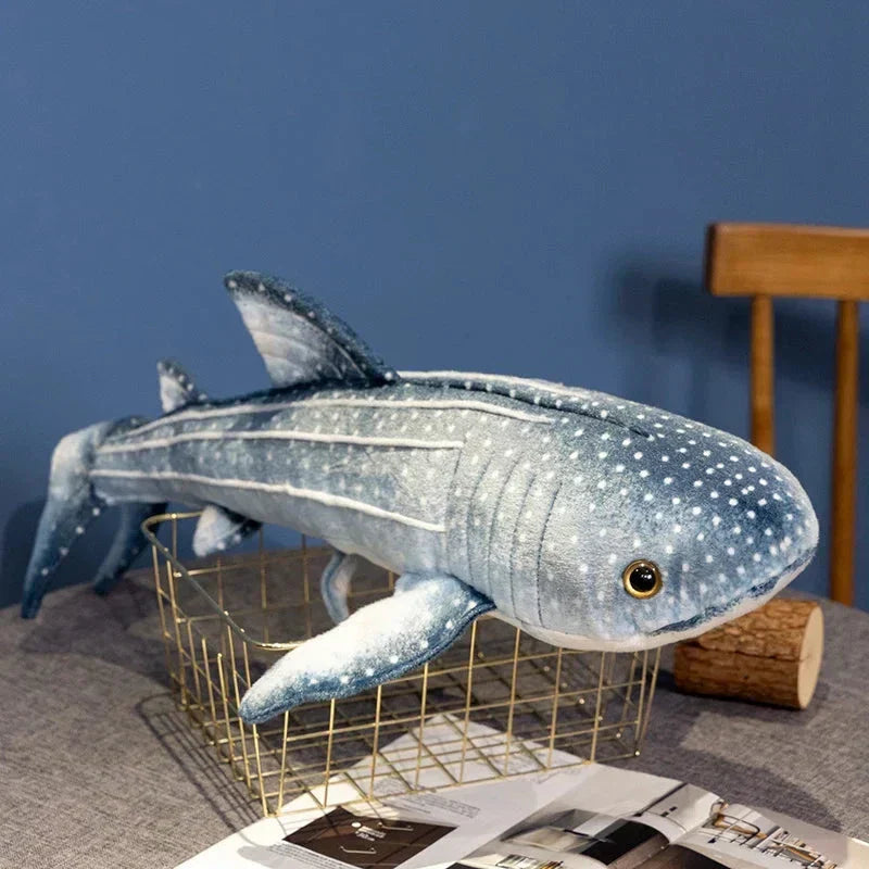 Maliben | Kawaii Blue Whale Shark Soft Toy Plushie