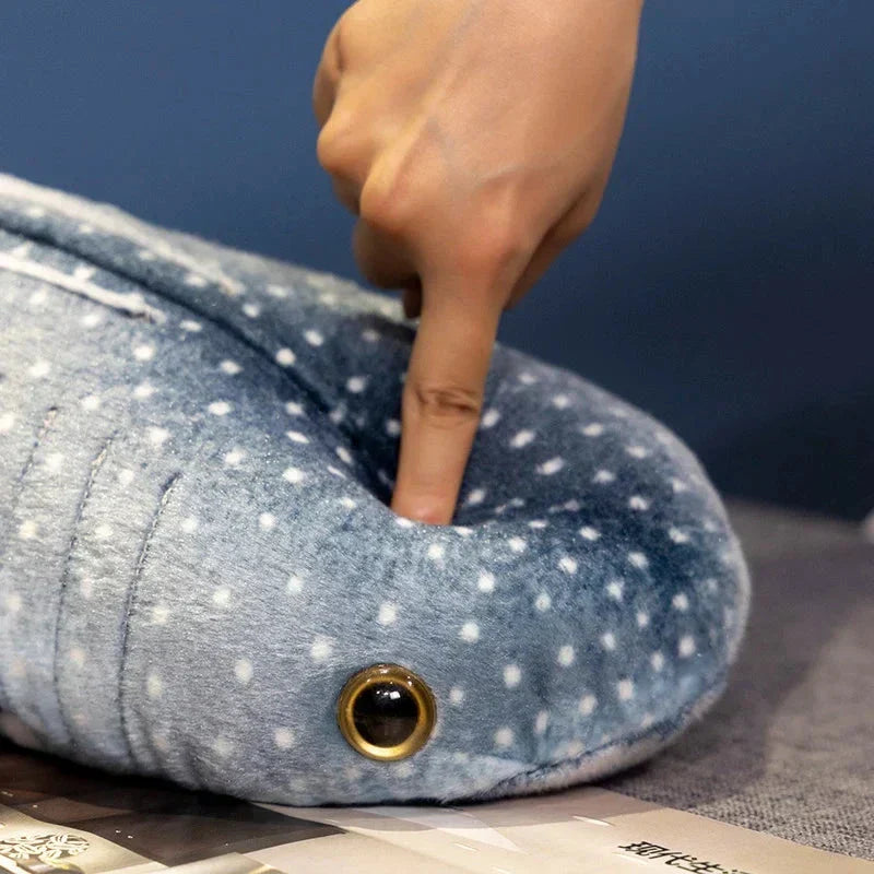 Maliben | Kawaii Blue Whale Shark Soft Toy Plushie