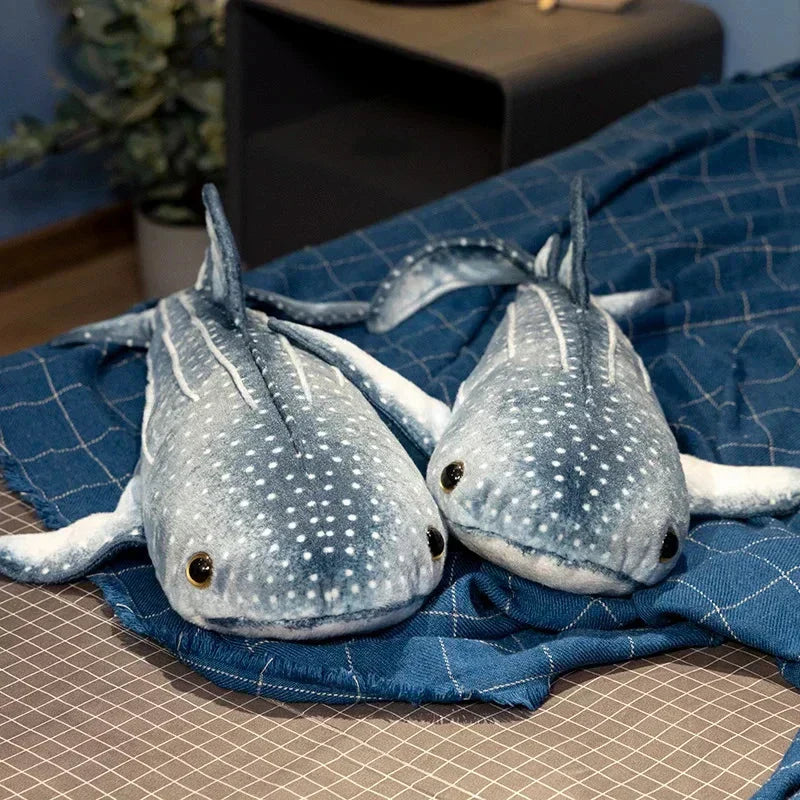 Maliben | Kawaii Blue Whale Shark Soft Toy Plushie