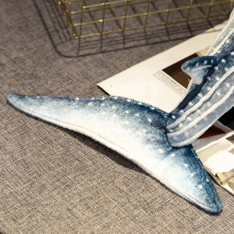 Maliben | Kawaii Blue Whale Shark Soft Toy Plushie