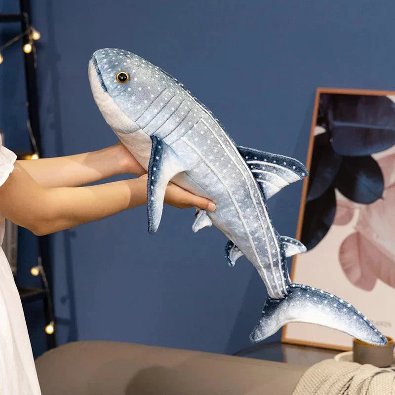Maliben | Kawaii Blue Whale Shark Soft Toy Plushie