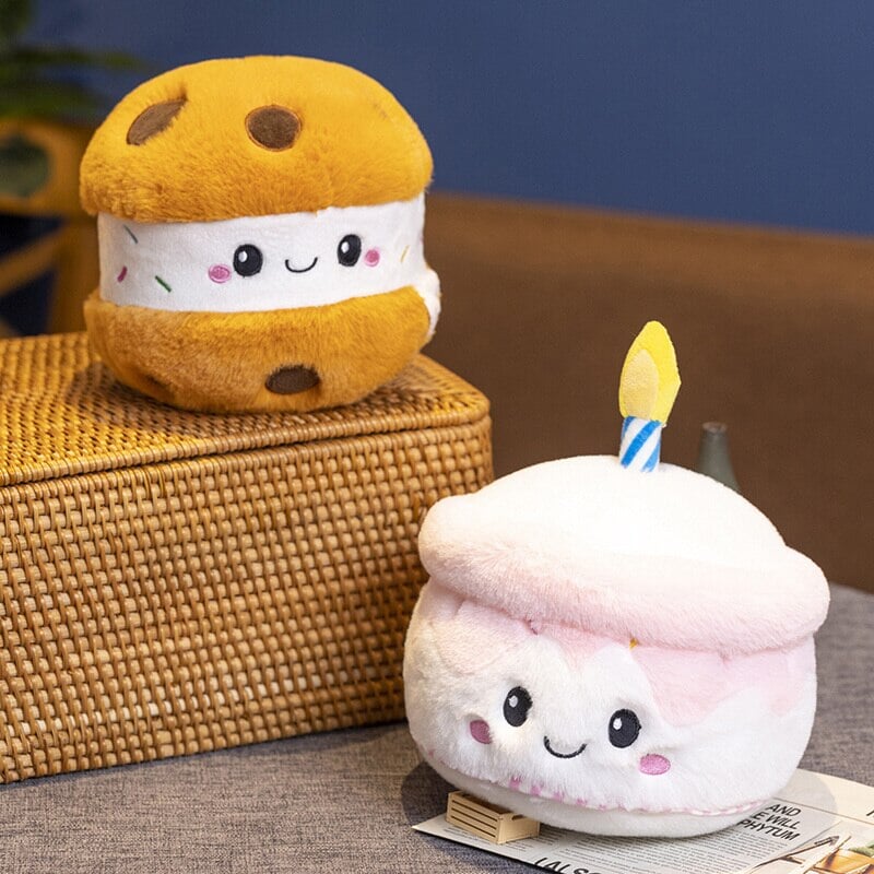 Maliben | Kawaii Cake Plushie Strawberry Fruit Muffin Bakery Plushies