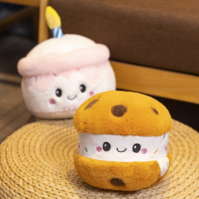 Maliben | Kawaii Cake Plushie Strawberry Fruit Muffin Bakery Plushies
