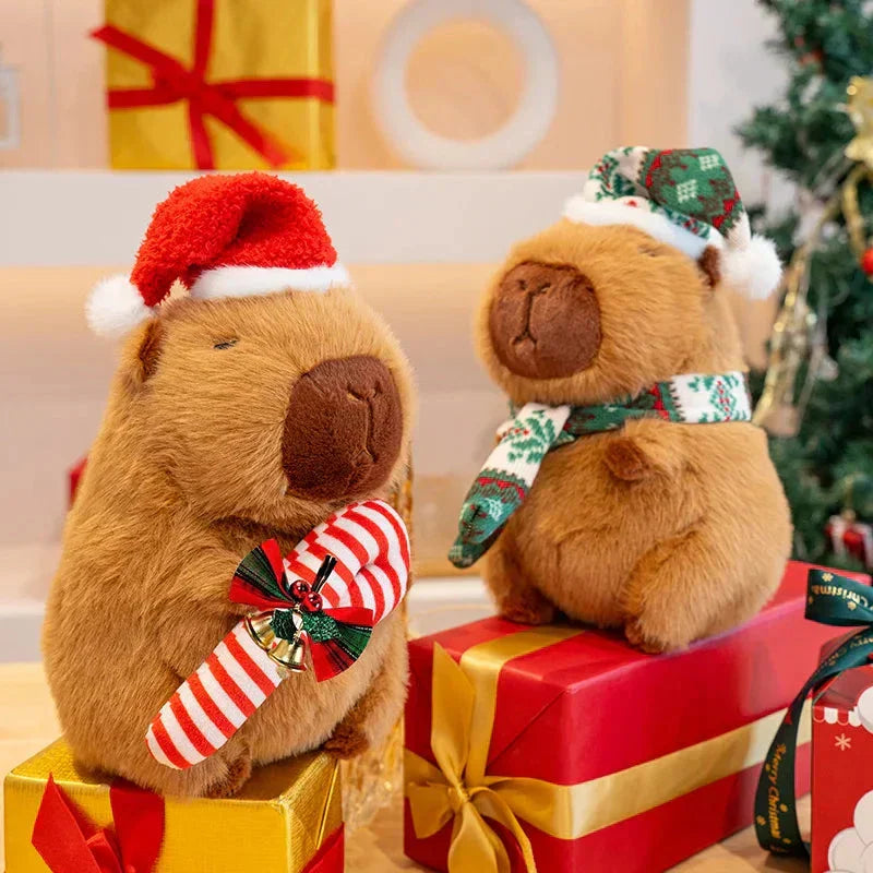 Maliben | Kawaii Capybara Christmas-Themed Plushies