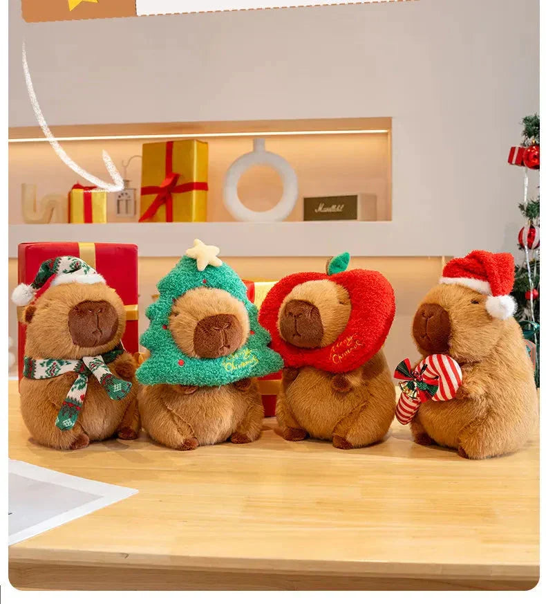 Maliben | Kawaii Capybara Christmas-Themed Plushies
