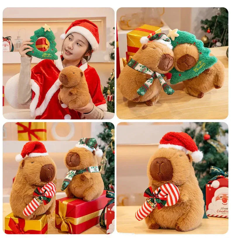Maliben | Kawaii Capybara Christmas-Themed Plushies