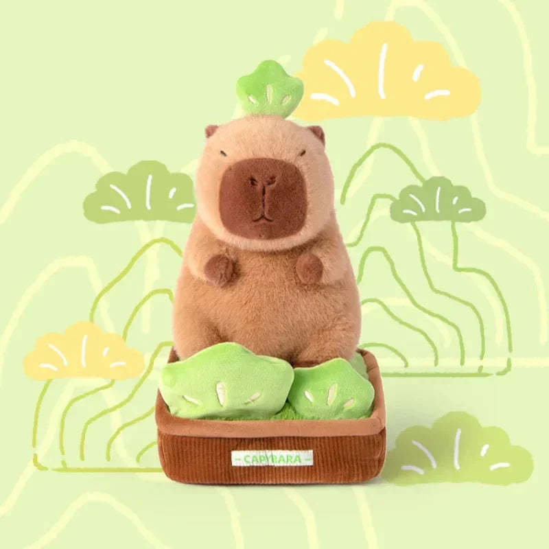 Maliben | Kawaii Capybara Plant Pot Plushie