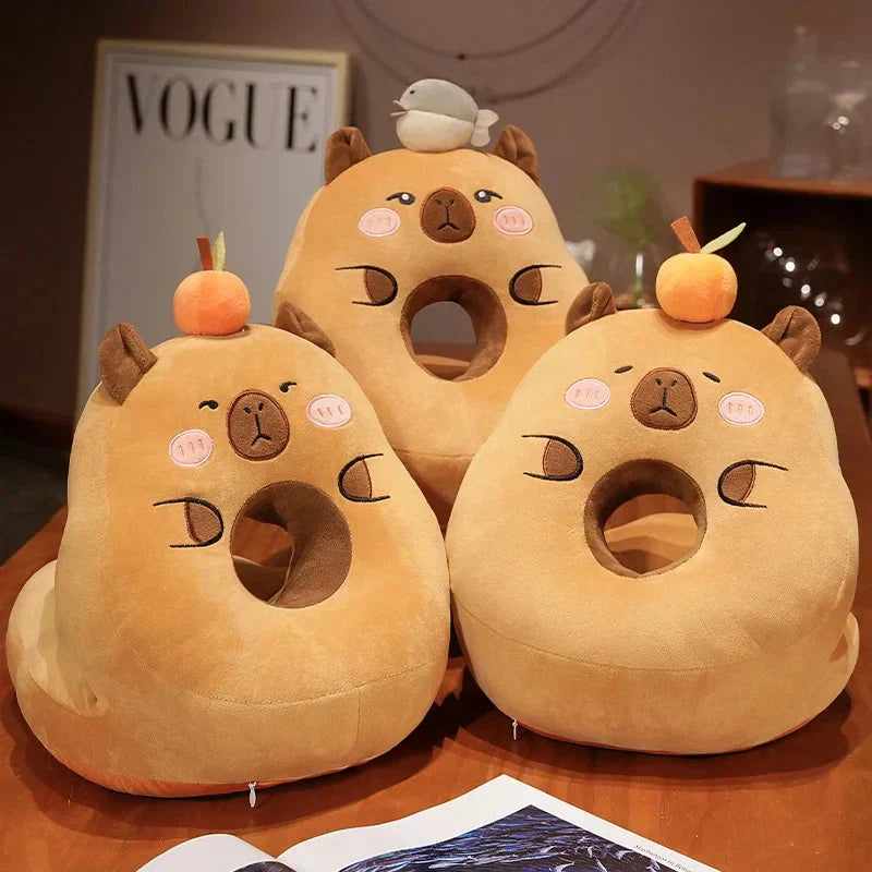 Maliben | Kawaii Capybara Power Nap Head Rest Cushion